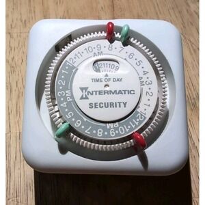 TN111K 15-Amp Indoor Timer - Versatile 24-Hour Control - Easy Manual Override...